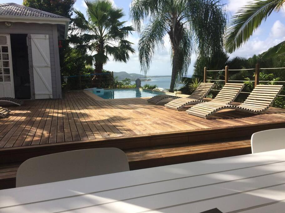 La Charmante Villa Coco Avec Magnifique Vue Mer Le Marin 外观 照片