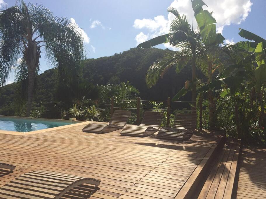 La Charmante Villa Coco Avec Magnifique Vue Mer Le Marin 外观 照片